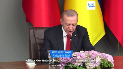 Erdogan versichert: Ukraine hat NATO-Mitgliedschaft "verdient"