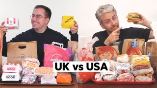 We bought all the fast-food chicken sandwiches in the US and UK to compare the differences