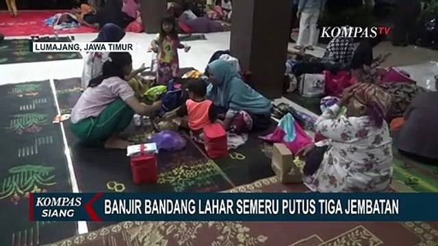 Banjir Bandang Lahar Semeru Putus 3 Jembatan di Kecamatan Candipuro Lumajang, Buat Warga Panik!