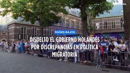 Se disuelve el Gobierno del primer ministro neerlandés Mark Rutte