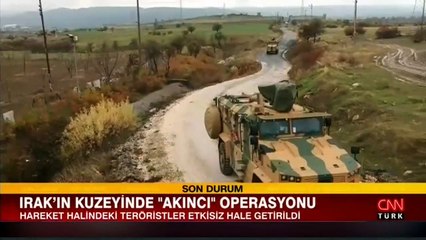Irak'ın kuzeyinde operasyon: Teröristleri etkisiz hale getirildi