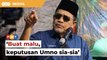 ‘Buat malu’, keputusan Umno tanding 3 negeri PN sia sia, kata Shahidan