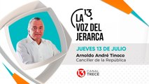 Arnoldo André Tinoco - 13 julio - La Voz del Jerarca
