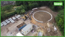 Drone d'été en Wapi: le chantier du Mont Saint-Aubert