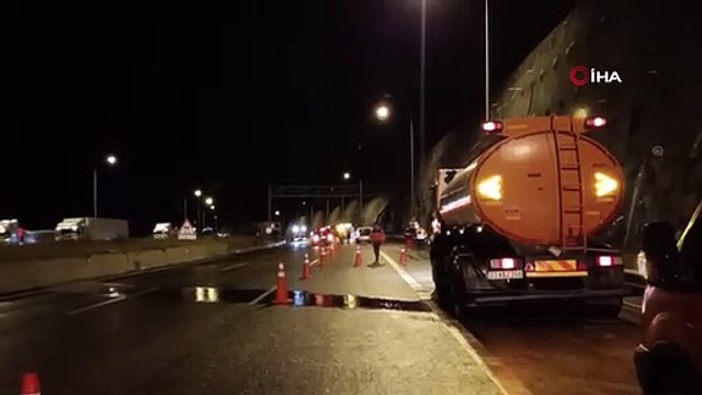 Bolu Dağı Tüneli İstanbul istikameti 30 saatin ardından trafiğe açıldı