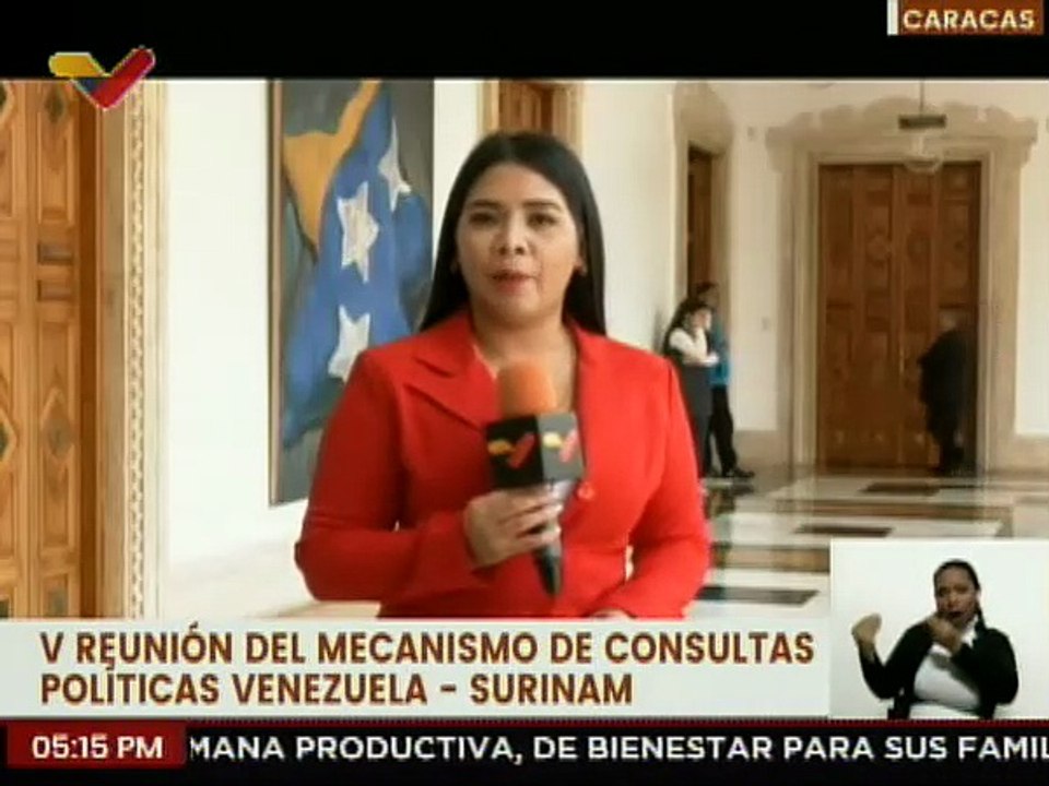 Venezuela y Surinam establecen lazos de hermandad