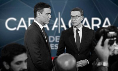 Los minutos de oro de Sánchez y Feijóo