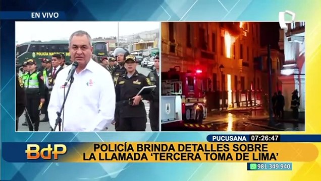 'Toma de Lima': Vicente Romero da detalles sobre medidas de seguridad ante manifestaciones