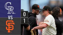 Resumen Rockies de Colorado vs Gigantes de San Francisco | MLB 09-07-2023