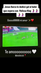 Jesús Barco dedica gol de Sport Boys a Melissa Klug