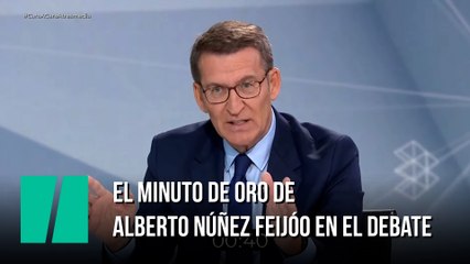 Minuto de oro de Alberto Núñez Feijóo