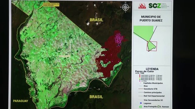 Se descontrola el incendio en el parque Otuquis; el fuego ya consumió 4.000 hectáreas