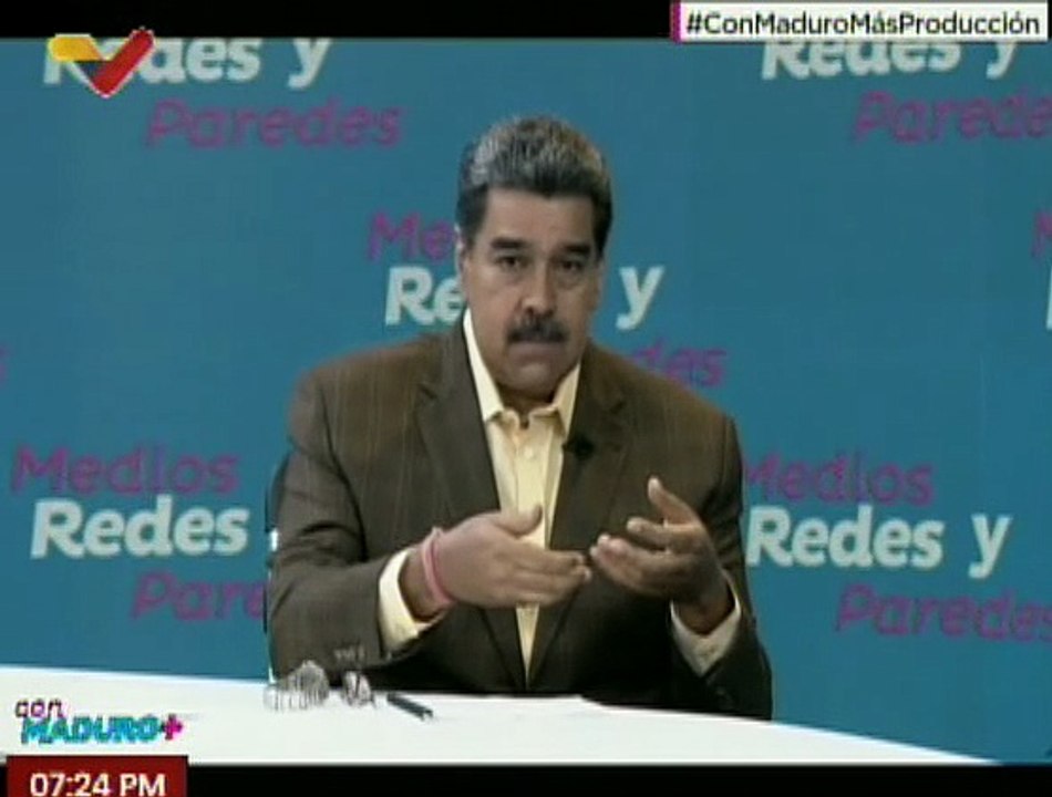 Pdte. Maduro: La ultraderecha quiere es la guerra y destrucción económica de  Venezuela