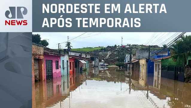 Alagoas e Pernambuco têm 27 mil desabrigados por causa das fortes chuvas