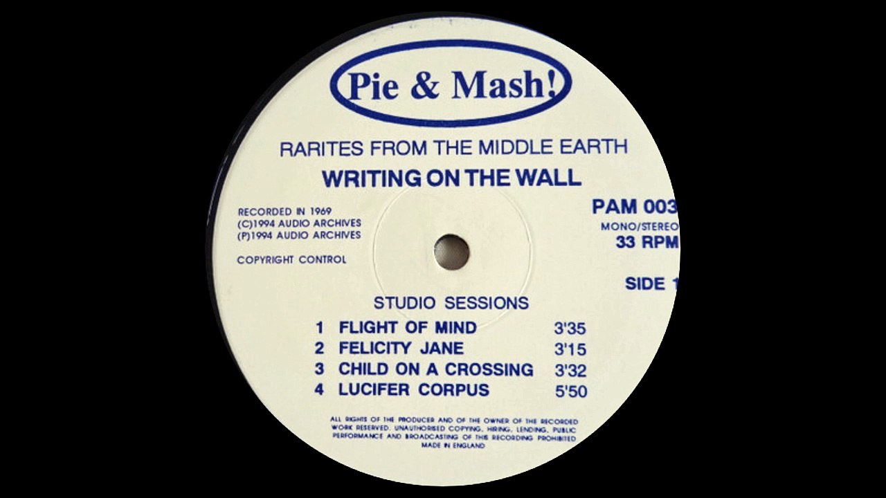 Writing On The Wall – Rarities From The Middle Earth,  Rock, Psychedelic Rock