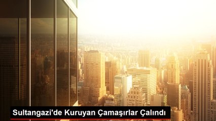 Sultangazi'de Kuruyan Çamaşırlar Çalındı