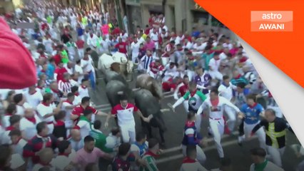 Empat cedera dalam acara dikejar lembu jantan