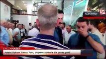 Adalet Bakanı Yılmaz Tunç, depremzedelerle bir araya geldi