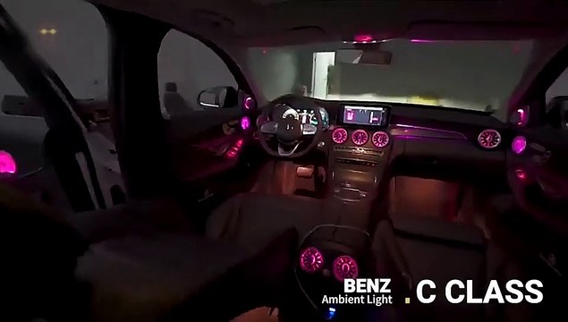 Ambient light Ambient light automotive interior for Mercedes C class rear outlet W205 turbine outlet air