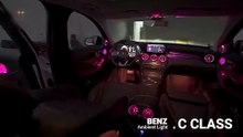 Ambient light Ambient light automotive interior for Mercedes C class rear outlet W205 turbine outlet air