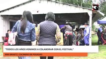 “Todos los años venimos a colaborar con el Festival”