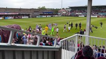 Sunderland players emerge at Mariners Park to face South Shields in pre-season