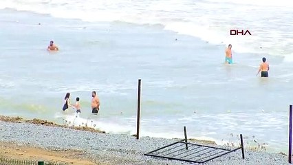 Il est interdit d'entrer dans la mer le week-end à Sarıyer
