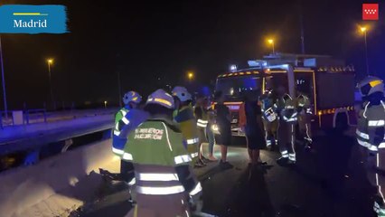 Un conductor que circulaba en sentido contrario causa en Madrid un muerto y tres heridos