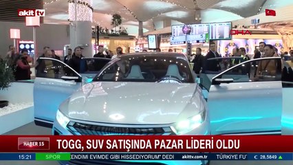 TOGG, SUV satışında pazar lideri oldu