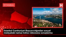İstanbul'da Özel Güvenlik Görevlisi Kıyafetiyle Namaz Kılma Videosuna Soruşturma
