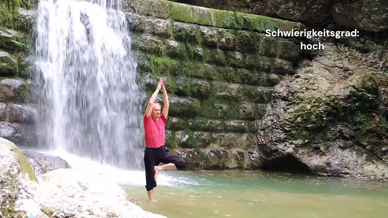 Peter Siegfried Krug - Yoga in der Glasenbachklamm (Elsbethen)