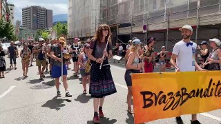 Klimaprotest musikalisch in Innsbruck