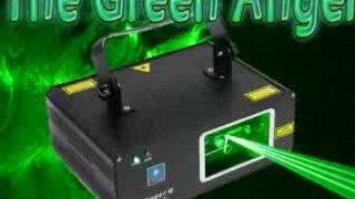 Angel 30mW Green DMX Laser