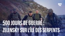 Volodymyr Zelensky s'est rendu sur l'île des Serpents, symbole de la résistance ukrainienne