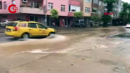 KARASU'DA DA YAĞIŞ ETKİLİ OLDU