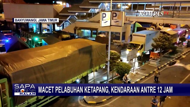 Macet di Pelabuhan Ketapang, Antrean Kendaraan Mengular hingga 12 Kilometer!