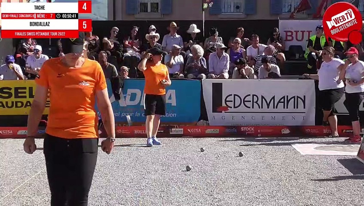 Mini Webtélé : Finales du Swiss Pétanque Tour à Bulle