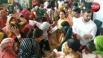 गोद भराई में गर्भवती महिलाओं दिए पोष्टिक किट