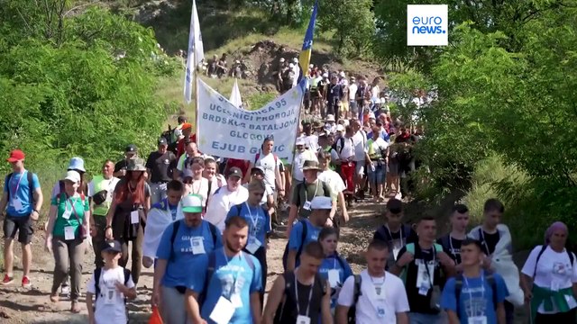 Марш мира в память о геноциде в Сребренице