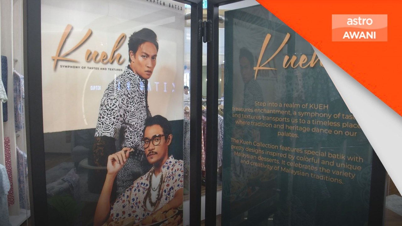 Batik terap simfoni 'kueh' tradisi