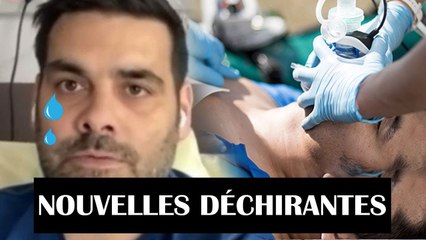  Matthieu Lartot s'effondre de douleur après avoir dû amputer un membre à cause d'un cancer