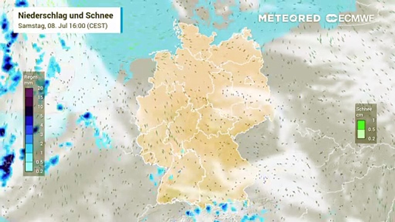 Gewitter am heutigen Sonntag! So ziehen sie über Deutschland hinweg!