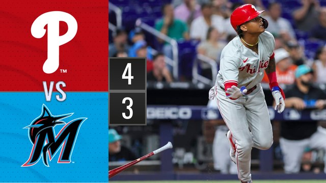 Resumen Filis de Philadelphia vs Marlins de Miami | MLB 07-07-2023