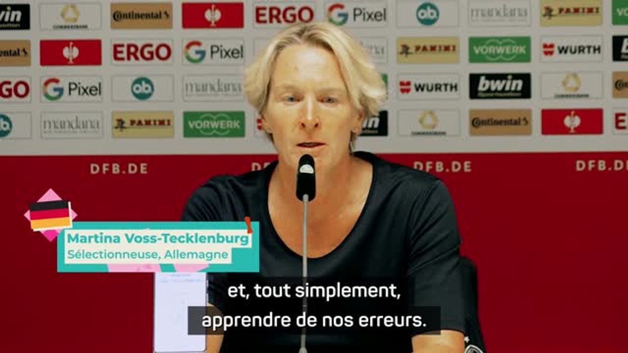 Allemagne - Voss-Tecklenburg : "Être encore plus constantes et apprendre de nos erreurs"