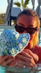 Sophie Codegoni e il figlio neonato