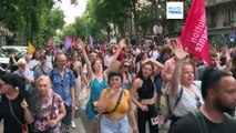 Marchas contra a violência policial em França