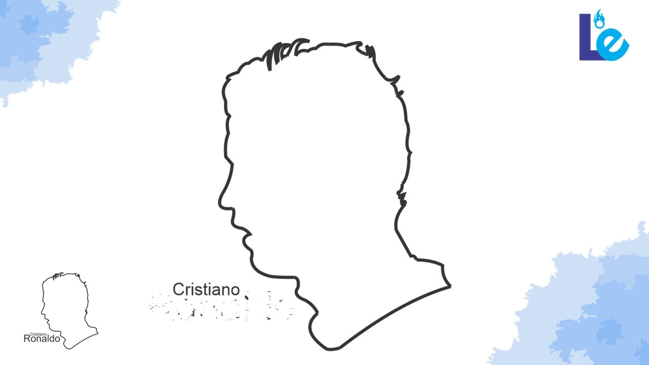 Cristiano ronaldo Drawing easy step by step