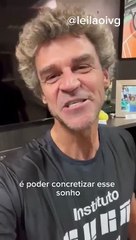 Projeto do IVG recebe apoio de Guga, que vai doar relógio a leilão beneficente