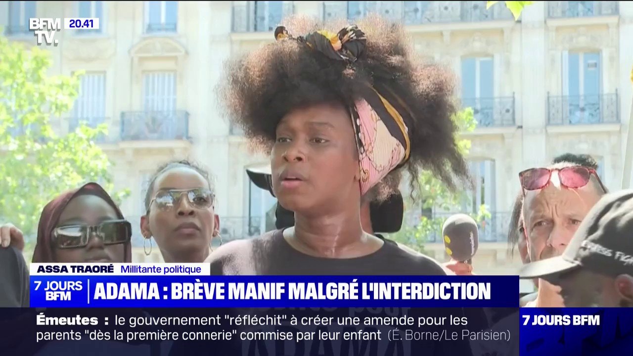 Marche pour Adama Traoré: 2000 personnes présentes malgré l'interdiction