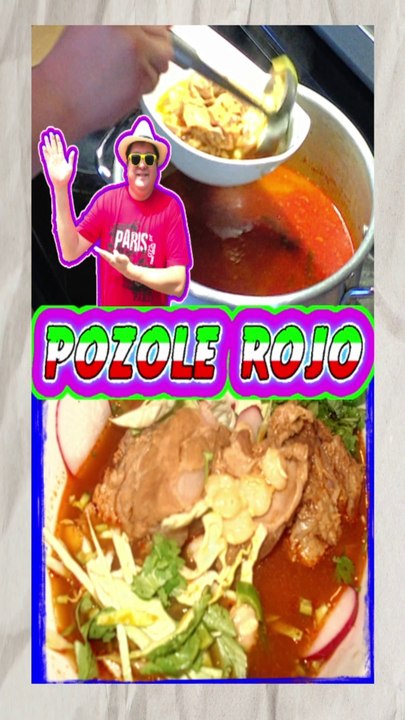 POZOLE ROJO DE PUERCO, PATA,ESPINAZO,COSTILLAS,CARNE,CHAMORRO Y MAS #shorts #mexico